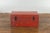 Red Lacquered Chinese Blanket Chest with Gilt Motifs & Guardian Lions For Sale - Image 11 of 12