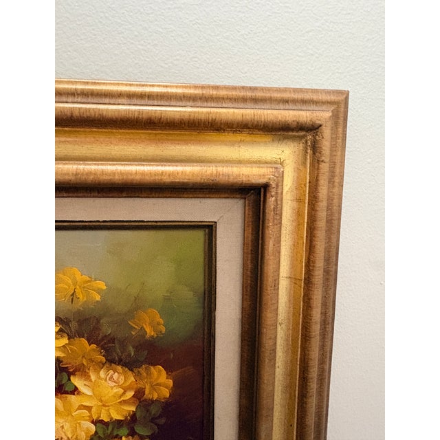 Light Yellow Vintage Mid-Century Impressionist Robert Cox For Sale - Image 8 of 9