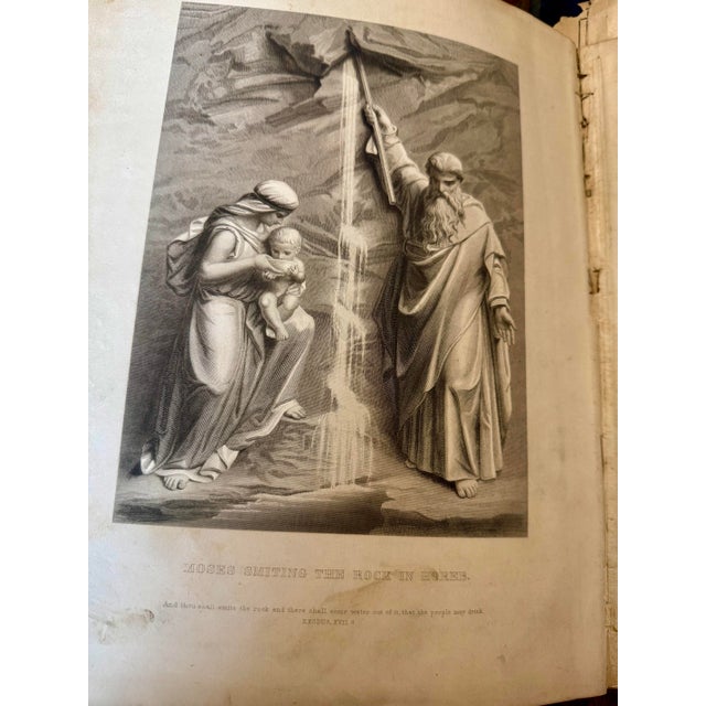 Rare Antique Family Bible For Sale - Image 6 of 12