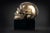 Gold Italian Teschio Foglia Oro Anticata Sculpture by VG Design and Laboratory Department For Sale - Image 8 of 10