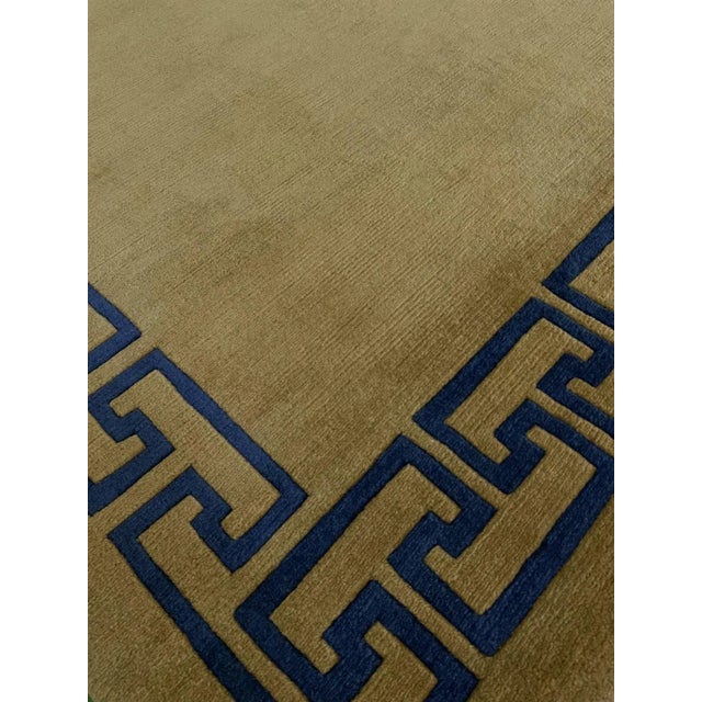 Traditional Hand Knotted Gabbeh Wool Rug. 6'08" X 8'10" For Sale - Image 3 of 4