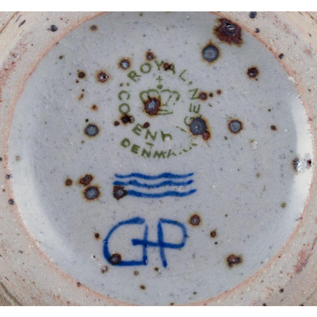 Small Vase in Stoneware from Gerd Hjort Petersen for Royal Copenhagen, 1966 For Sale - Image 6 of 7