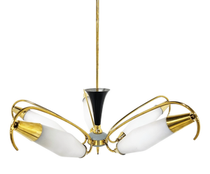 Mid-Century Modern Italian Chandelier, 1960s