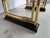 Vintage Lacquer and Brass Dining Table, 1970s For Sale - Image 4 of 12