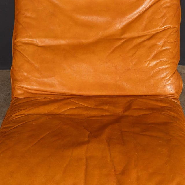Italian Leather Periplo Chaise Longue by Tarcisio Colzani for Mobil Girgi, 1970s For Sale - Image 11 of 18