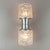 Modern Wall Lamp in Aluminum and Crystal, 1970s For Sale - Image 3 of 18