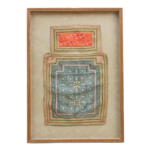 19th Century Framed Hmong Embroidery