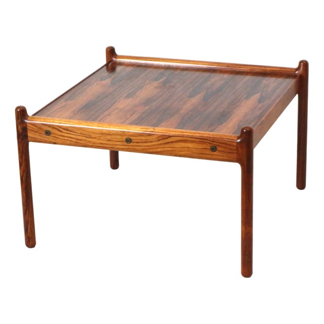 Vintage Coffee Table in Rosewood from C.F. Christensen Silkeborg, 1960s For Sale