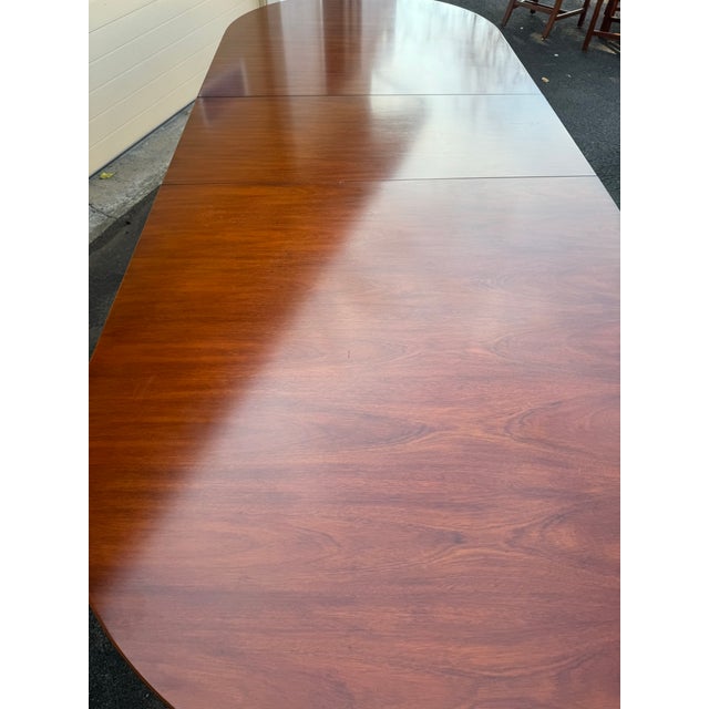 Lauren Ralph Lauren Ralph Lauren Traditional Double Pedestal Dining Table For Sale - Image 4 of 8