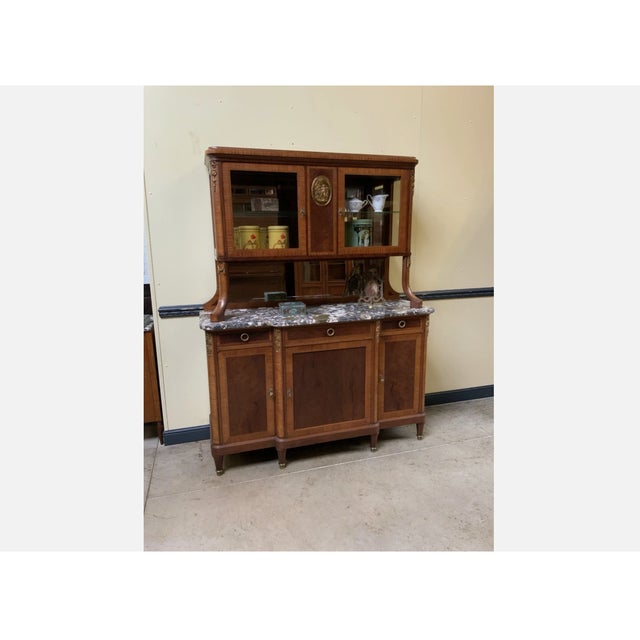 Antique Art Nouveau Display Buffet in Bronze, 1910s For Sale - Image 3 of 14