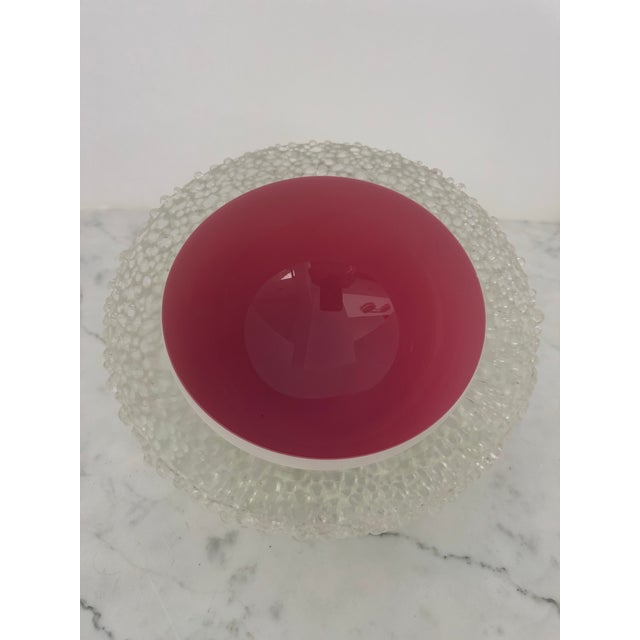 1990s Contemporary Art Glass Bowl by Artist Molly Stone For Sale - Image 5 of 5