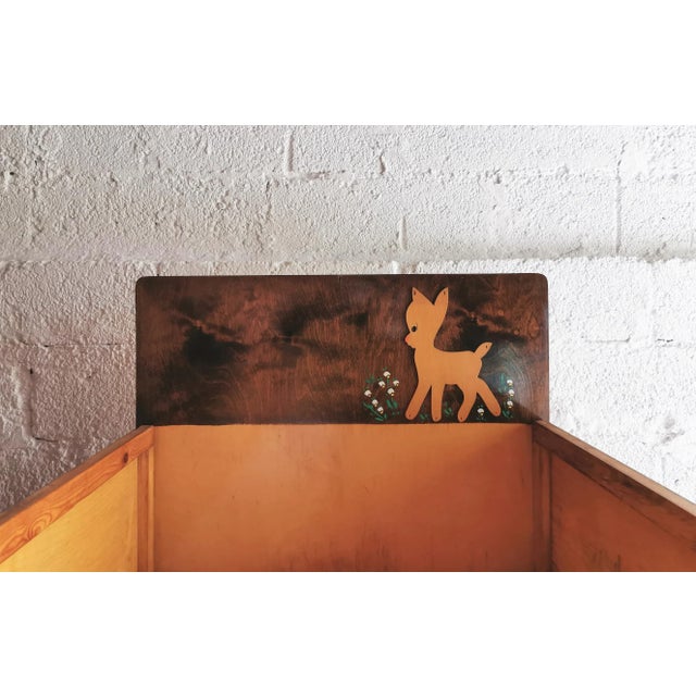 1950s Mid-Century Modern Children's Bed by Bambily, Belgium, 1950s For Sale - Image 5 of 16