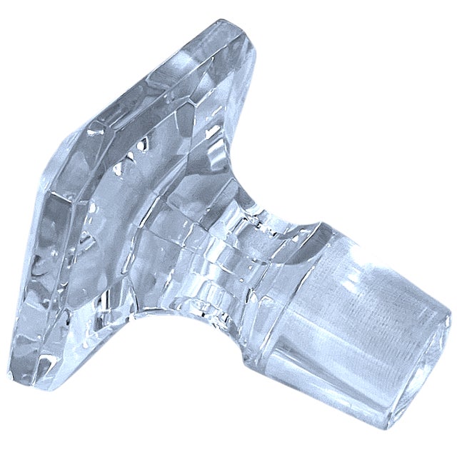 Glass Baccarat Harcourt Pattern Crystal Whiskey Decanter | French Cut Crystal For Sale - Image 7 of 8