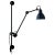 Metal Blue Lampe Gras N° 210 Wall Lamp by Bernard-Albin Gras For Sale - Image 7 of 7