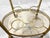 Vintage French Brass Bar Cart from Maison Baguès For Sale - Image 12 of 13