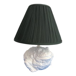 1960s Italian Toad Lamp & Shade For Sale