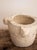 Large three-handled stone mortar recovered in Italy, 18th century.