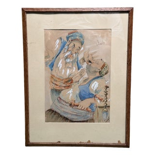 After Karelin Mitrich, Figurative Composition, 1920, Watercolor For Sale