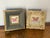 1970s Small Pink Lady Butterfly Original Paintings - Set of 2 For Sale - Image 4 of 5