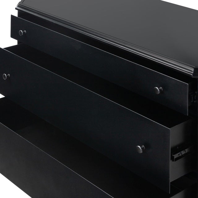 Four Hands Lendon 3 Drawer Dresser - Black For Sale - Image 4 of 12