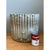 Vintage Faux Bamboo White Ceramic Pot For Sale - Image 11 of 12
