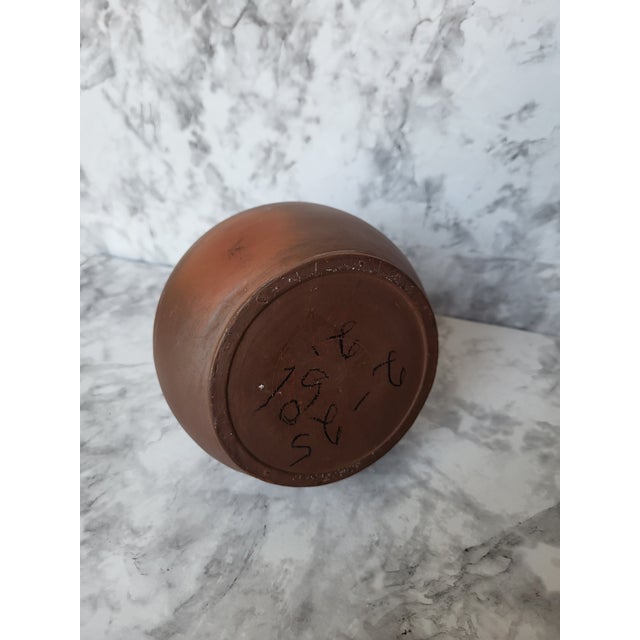 1970s Biomorphic Earthenware Vessel For Sale - Image 4 of 10