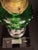 Antique Victorian Emerald Green Glass Kerosene Lamp Clear Star Base Scovill Queen Anne For Sale - Image 18 of 18