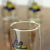 Mid-Century Modern Czechoslovakian Glasses with Pring and Gold, 1960s, Set of 6 For Sale - Image 3 of 8