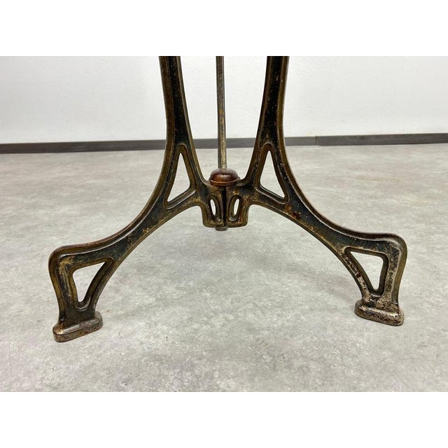 Metal Art Nouveau Coffee Table, 1890s For Sale - Image 7 of 12
