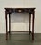 An elegant, Chinese hand-carved, hardwood console with inset marble top and marble panels on all four sides. The console...