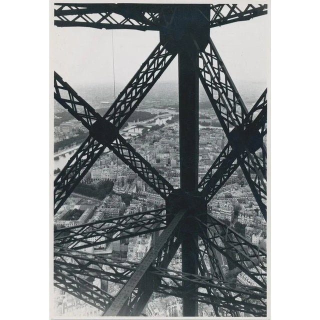 1950s Eiffel Tower, France, 1950s, Black & White Photograph For Sale - Image 5 of 5