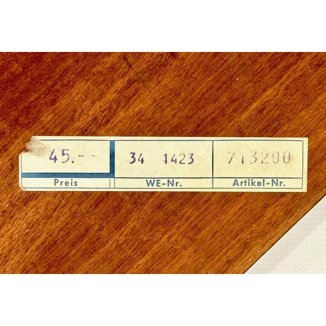 Wood Mid-Century Wall Mirror in Teak, 1970s For Sale - Image 7 of 9