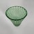 Mid-Century Modern Italian Oval Vase in Green Glass, 1980s For Sale - Image 4 of 9