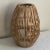 Vintage Boho Rattan Pendant Light Shade For Sale - Image 4 of 11