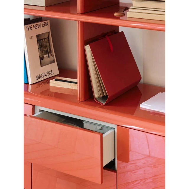 Red Modern Red and White Wooden Sideboard by Jaime Hayon For Sale - Image 8 of 11