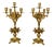 Vintage French Ornate 5-Arm Candelabras, Set of 2 For Sale