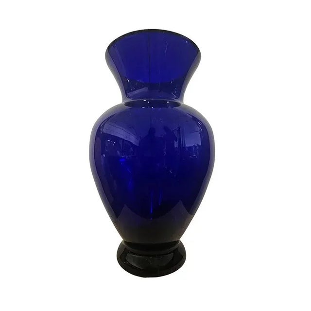1960s Blue Glass Vase, 1960s For Sale - Image 5 of 5
