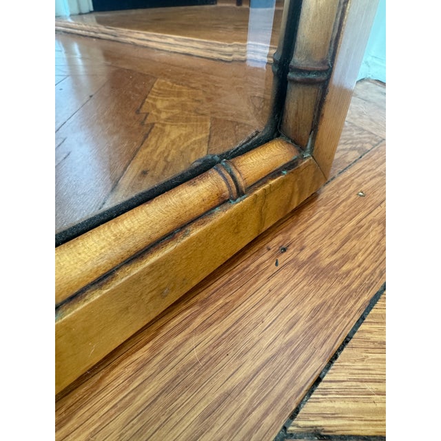 Late 19th Century Faux Bamboo Birdseye Maple Mirror, Attributed to r.j. Horner For Sale - Image 10 of 13