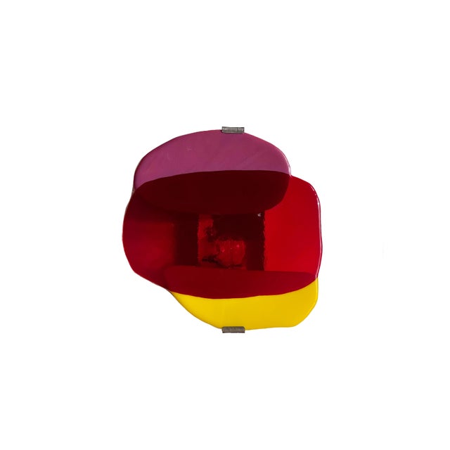 Glass Handcrafted Glass Wall Light by Olga Meyzinger For Sale - Image 7 of 7