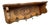 Vintage French Oak Wall-Mounted 4-Hook Coat Rack For Sale
