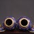 Pair of Vintage Chinese Blue Cloisonné "Dragon & Phoenix" Covered Jars For Sale - Image 9 of 10