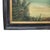 Green Antique Oil on Canvas Folk Art Painting of a Rustic Country River Village C1890 For Sale - Image 8 of 12