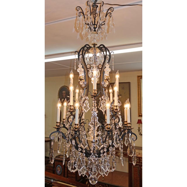 Schonbek Versailles 2782 16 Light Monumental Crystal Chandelier For Sale - Image 10 of 18