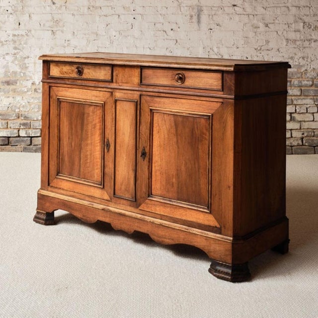 French 19th Century French Louis Philippe Walnut Server For Sale - Image 3 of 11