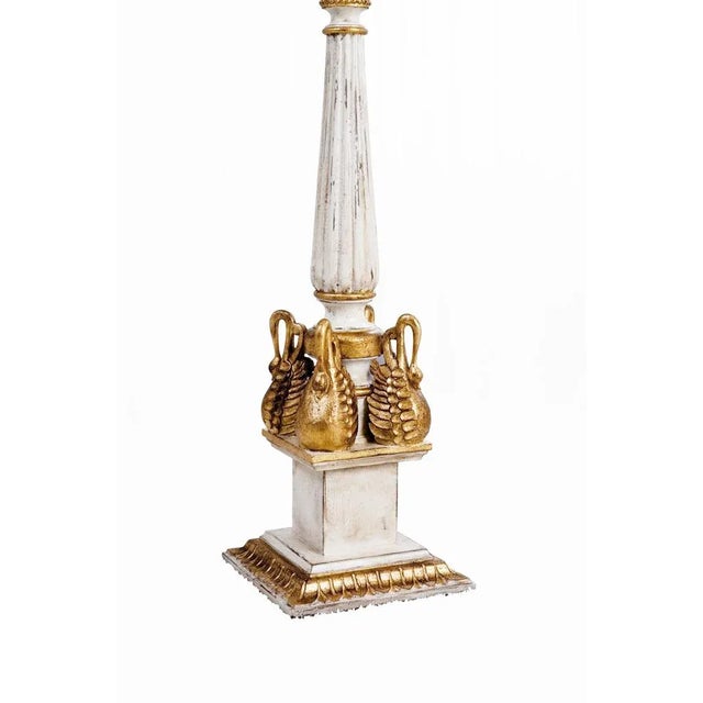 American 1990s Italian Empire Style Floor Lamp - "Regine" For Sale - Image 3 of 4