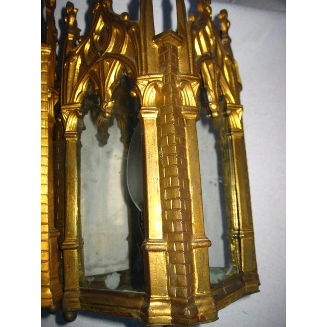 Late 19th Century French Pair of Neo-Gothic Sconces For Sale - Image 9 of 11