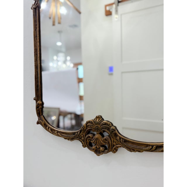Chinoiserie Early 20th Century Ornate Chinoiserie Pagoda Mirror For Sale - Image 3 of 3