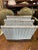 Boho Chic White Rattan Magazine Holder For Sale - Image 3 of 3