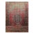 Vintage Turkish Heriz Rug, Hand-Knotted Wool, Geometric Medallion Design, Red & Green, 12x14 For Sale