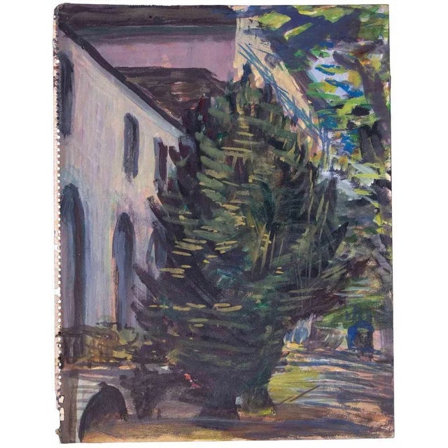 The Green Tree is an ink and watercolor realized by Jean Chapin in the early 20th century. Hand-signed by the artist on...